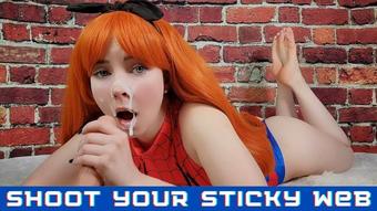 Shoot Your Sticky Cum Web - Blowjob in The Pose - June 01, 2023 (TheTinyFeetTreat)
