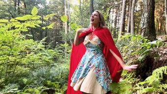 Red Riding Hood Sneezes in Forest (SneezeGoddess)