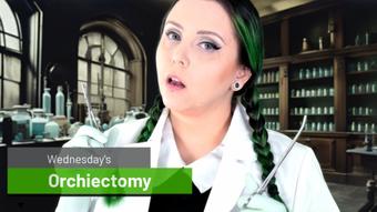 Leela Lapin is Wednesday Addams in Orchiectomy (Leela Lapin)