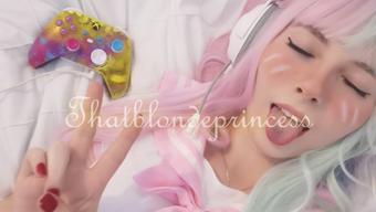 Egirl VS Tentacle dildo (Thatblondeprincess)