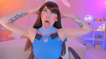 Ahegao drooling - January 31, 2022 (Ohayo Hanna)