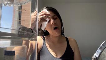 STANDARD V crazy burps nd hiccups when i apply makeup n face - May 30, 2023 (Colombianbigass)