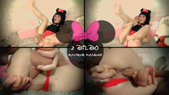 Minnie Mouse: 2 dildo - maximum pleasure - Oct 28, 2019 (Lil cosplay slut)