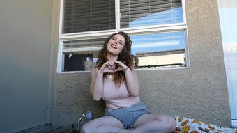 Stoner Girl Dildo Fuck (desiwoods420)
