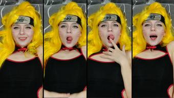Naruto cosplay Beautiful Agony & Ahegao - Mar 9, 2020 (Lil cosplay slut)