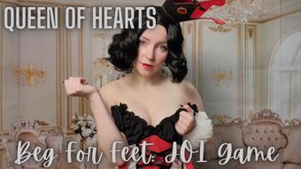 Queen of Hearts - Beg For Feet JOI - October 19, 2022 (TheTinyFeetTreat)