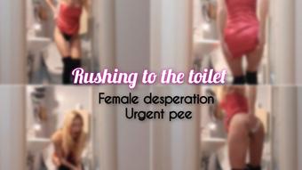 Rushing to the toilet (Blondesugar93)