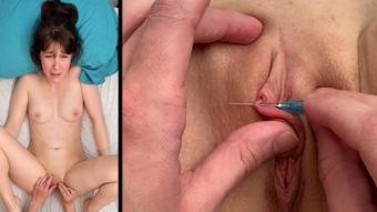 Soulincontrol Painful Horizontal Clit Piercing On Lily (soulincontrol)