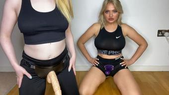 Pegged by Alpha Gym Bunnies w. Lana Wolf (Lana Harding)