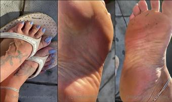 madsoles_1 02 03 2021 2042627744 Bit of garden time, some veins and slightly dirty soles...   Clean up needed on the feet i (madsoles_1)
