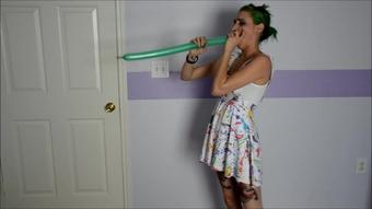 Harley James Balloon Swallowing Pregnancy Surprise (Harley James)