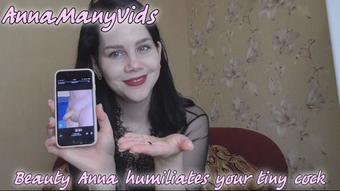 Annamanyvids Beauty Anna Humiliates Your Tiny Cock (AnnaManyVids)