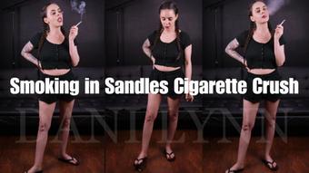 Smoking in Sandals Cigarette Crush (Dani Lynn)