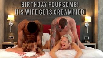 Wife gets Creampied by BBC on Husbands BIRTHDAY (OnlyMikeWilliams)